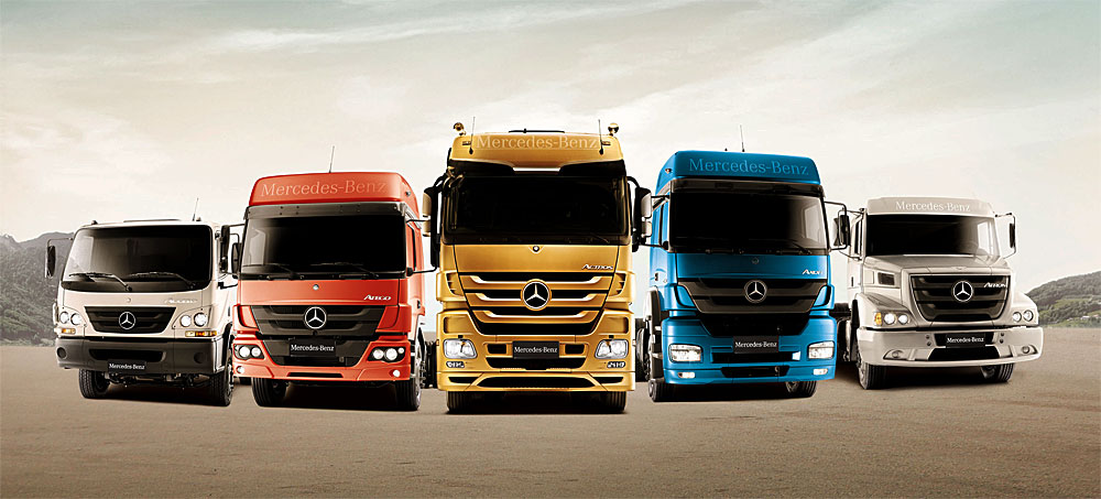 mercedes benz presento los camiones euro5