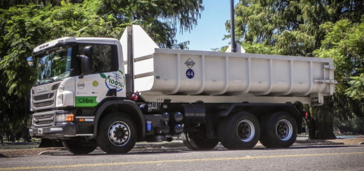 camion Scania propulsado por biodiesel