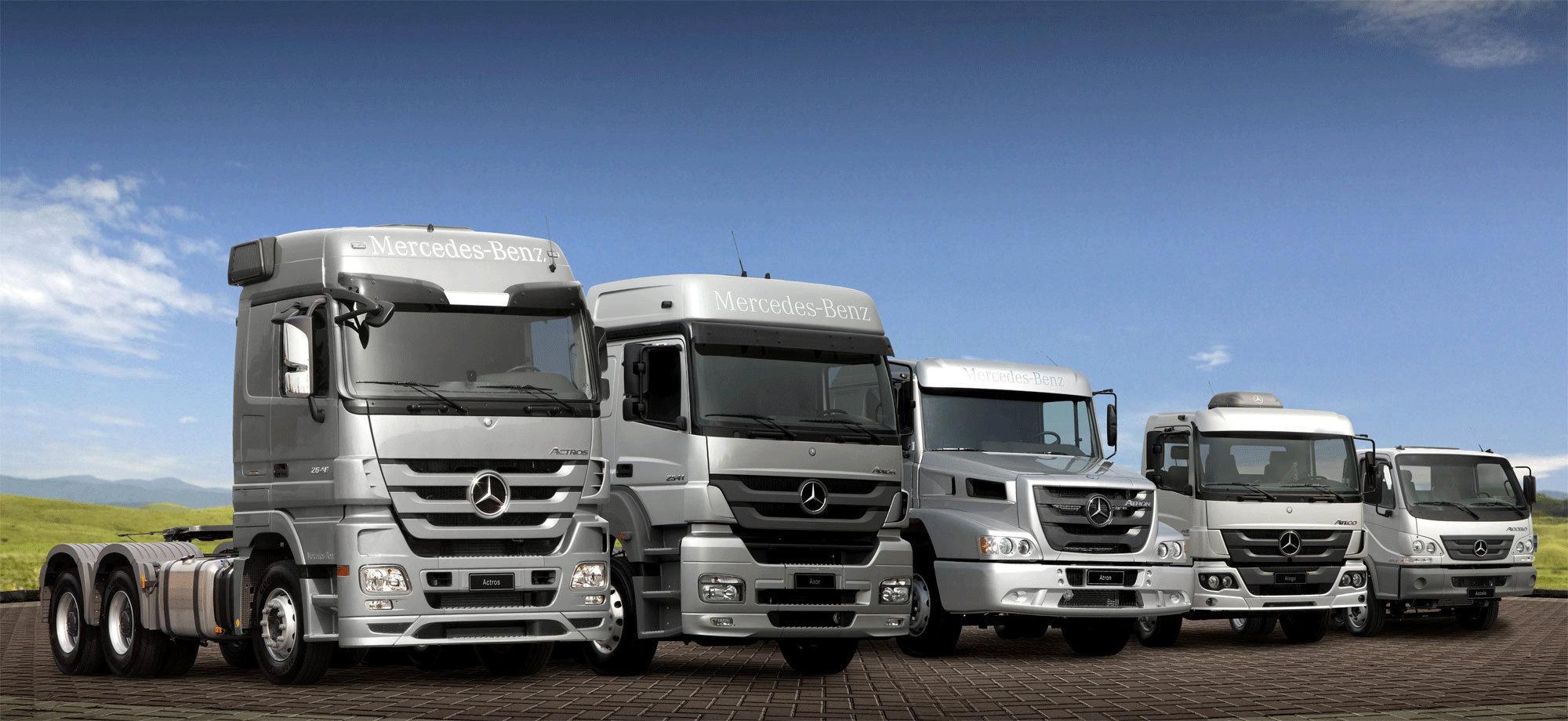 mercedes benz lider en patentamiento de camiones