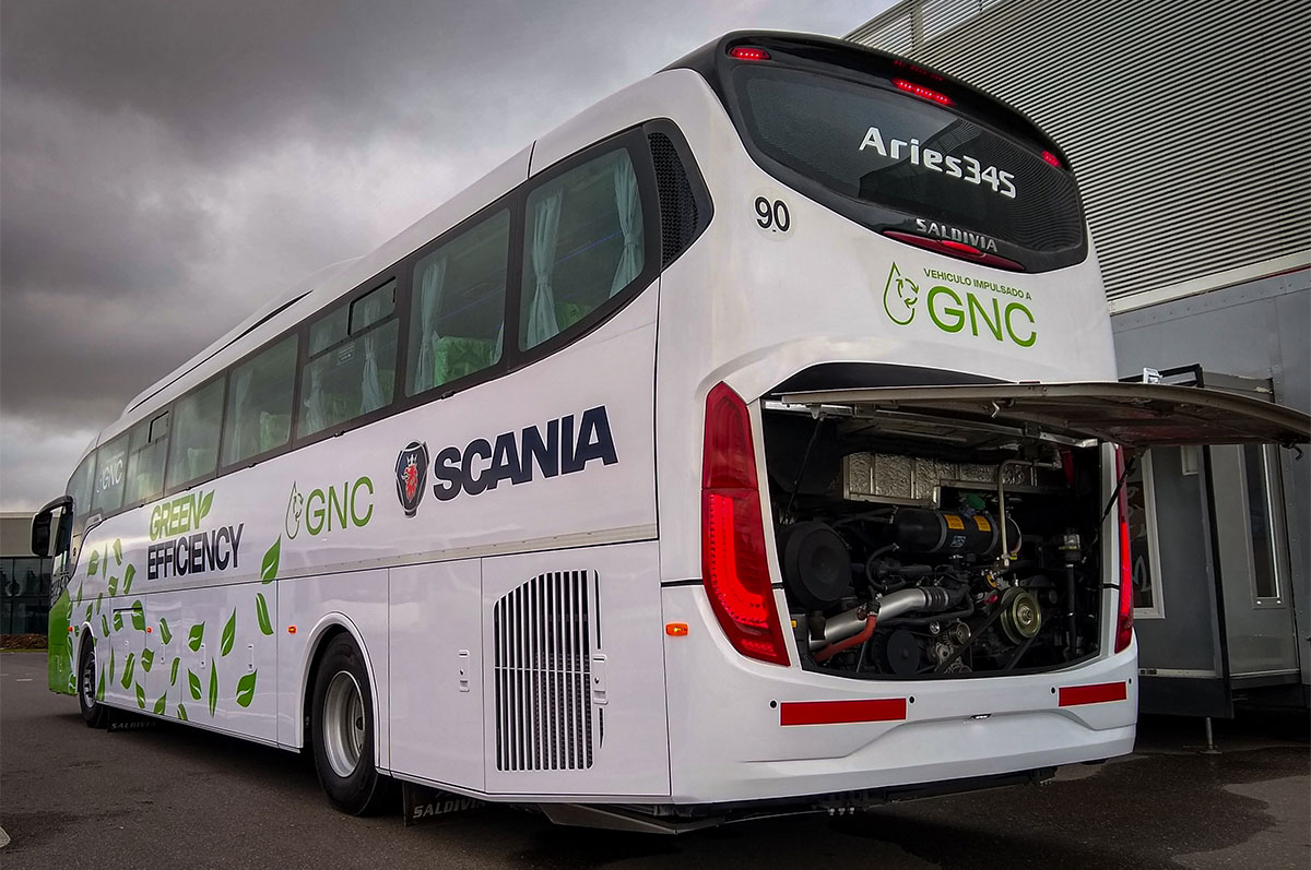 bus scania gnc