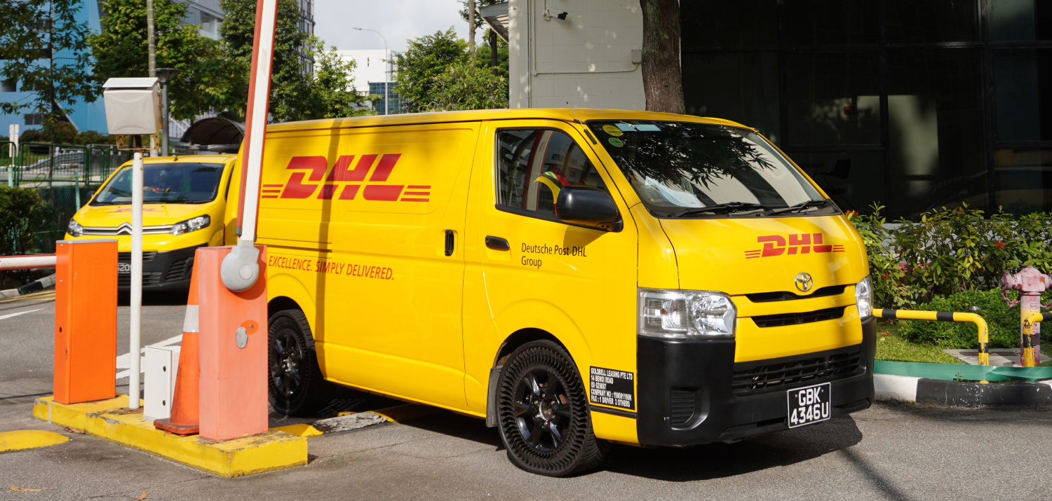 DHL con MICHELIN Uptis