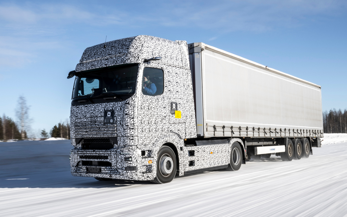 Mercedes-Benz eActros 600 pre-producción