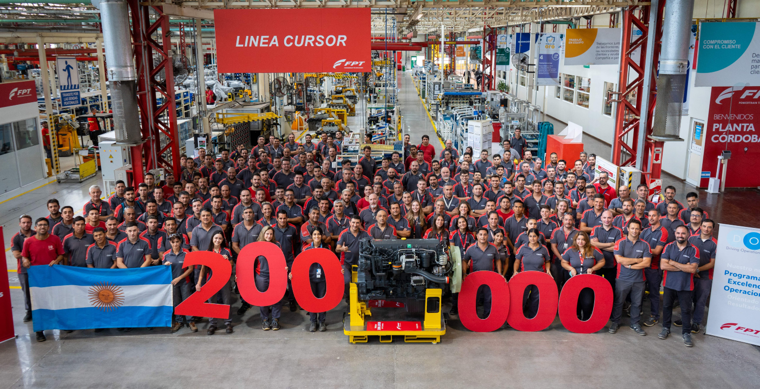 FPT Industrial 200.000 motores en Ferreyra