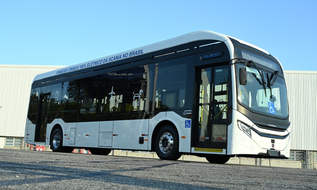 Scania bus eléctrico Brasil