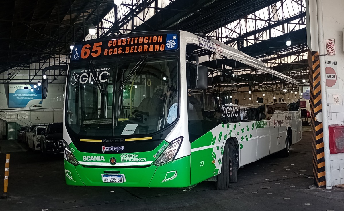 Scania bus a GNC Metropol