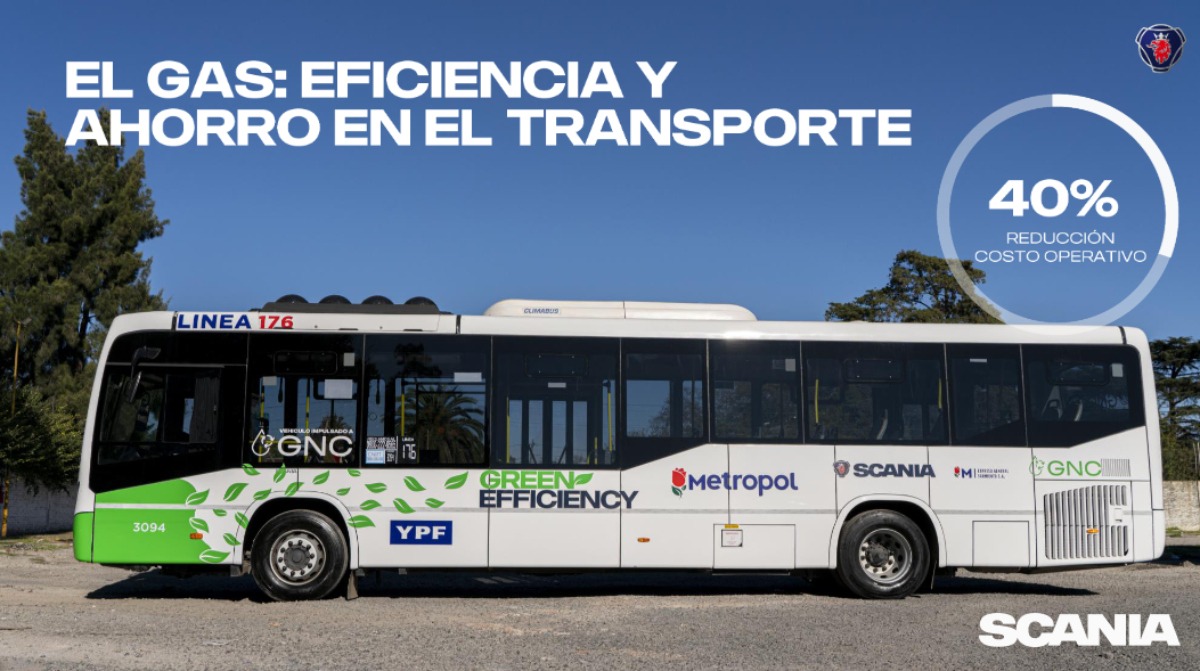 Scania bus a GNC Metropol