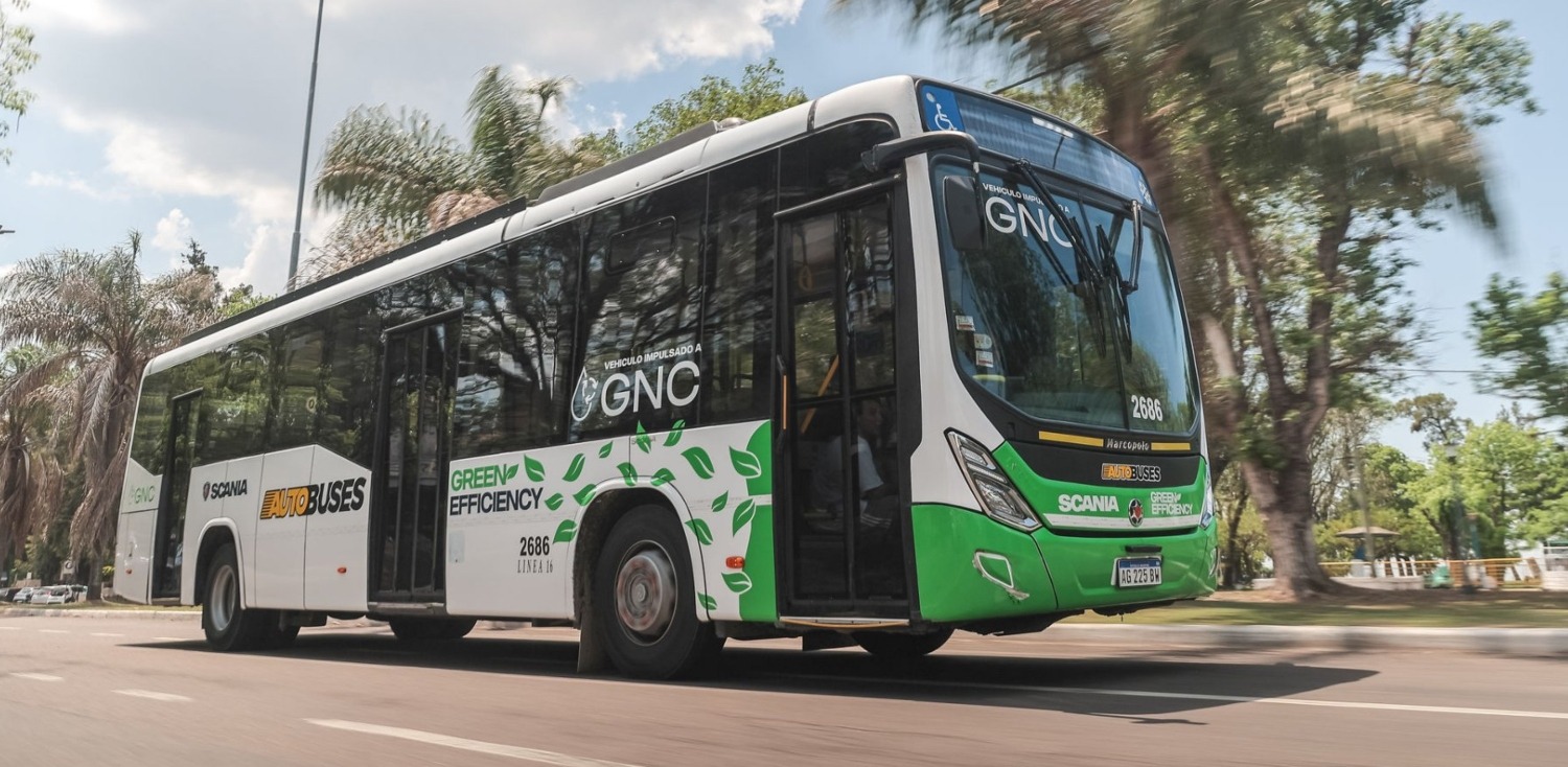 Scania K280 bus a GNC Grupo Autobuses