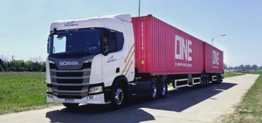 Scania bitrenes Yusen Logistics