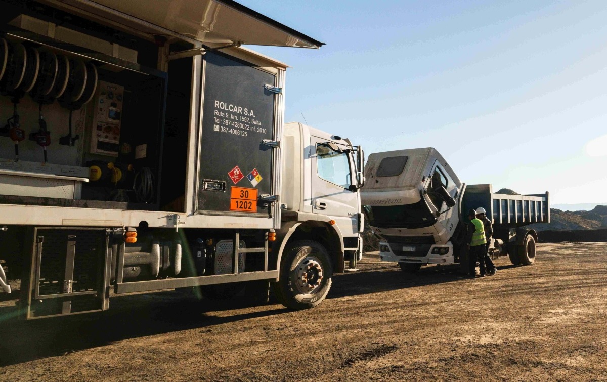 Mercedes-Benz Atego 1726 4x4 taller móvil minería