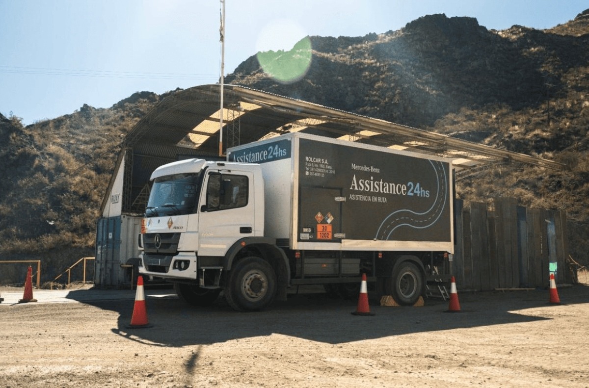 Mercedes-Benz Atego 1726 4x4 taller móvil minería