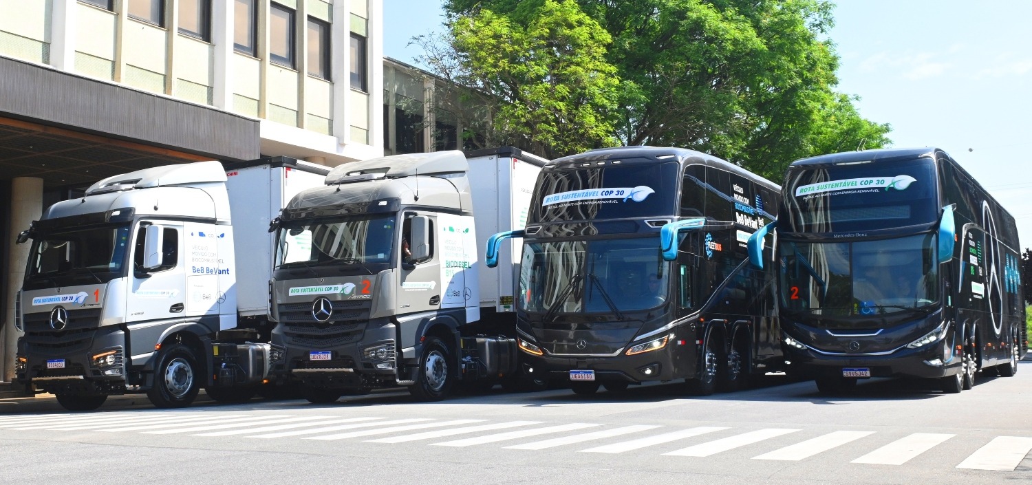 Mercedes-Benz biocombustible Brasil