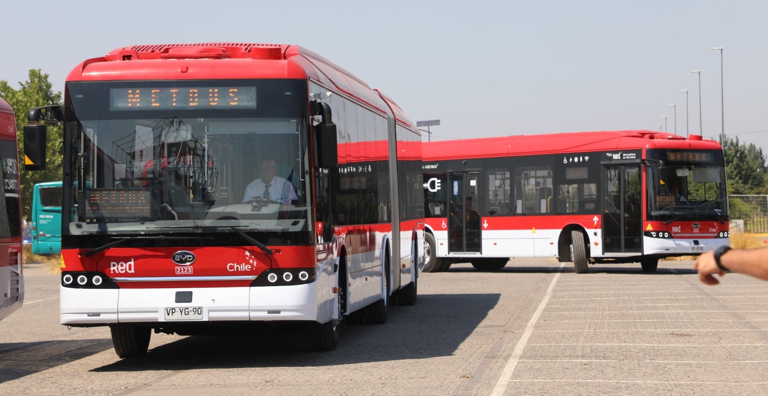 BYD buses Chile