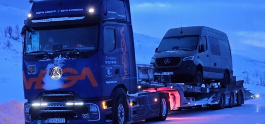 Mercedes-Benz eActros 600 en el Ártico