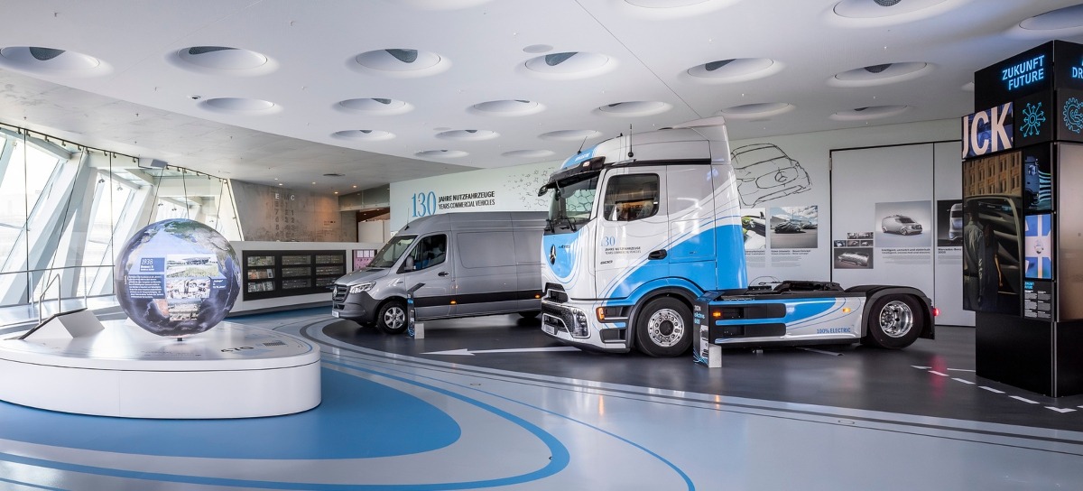 Museo de Stuttgart 130 años camiones Mercedes-Benz